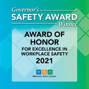 Safety Award Certificate